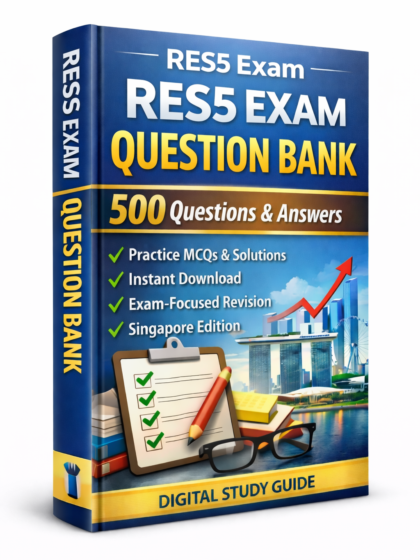 RES5 Exam Question Bank (500 Questions & Answers) — Singapore (Digital Download)
